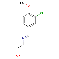 CAS: 861207-77-4 | OR32508 | 2-[(E)-[(3-Chloro-4-methoxyphenyl)methylidene]amino]ethan-1-ol