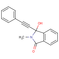 CAS:143647-54-5 | OR32535 | 3-Hydroxy-2-methyl-3-(2-phenylethynyl)-2,3-dihydro-1H-isoindol-1-one