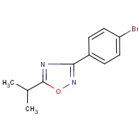 CAS: 917562-24-4 | OR3257 | 3-(4-Bromophenyl)-5-isopropyl-1,2,4-oxadiazole