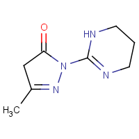 CAS: 338402-58-7 | OR32603 | 3-Methyl-1-(1,4,5,6-tetrahydropyrimidin-2-yl)-4,5-dihydro-1H-pyrazol-5-one