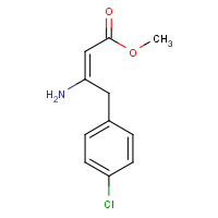 CAS: 338406-63-6 | OR32619 | Methyl (2E)-3-amino-4-(4-chlorophenyl)but-2-enoate