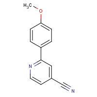 CAS:885949-66-6 | OR32701 | 2-(4-Methoxyphenyl)pyridine-4-carbonitrile