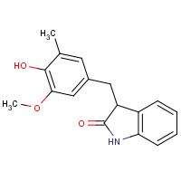 CAS:882747-48-0 | OR32704 | 3-[(4-Hydroxy-3-methoxy-5-methylphenyl)methyl]-2,3-dihydro-1H-indol-2-one