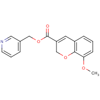 CAS: 338419-73-1 | OR32727 | (Pyridin-3-yl)methyl 8-methoxy-2H-chromene-3-carboxylate
