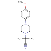 CAS:338754-02-2 | OR32825 | 2-[4-(4-Methoxyphenyl)piperazin-1-yl]-2-methylpropanenitrile