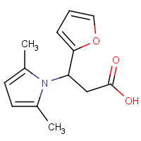 CAS: 866040-76-8 | OR32933 | 3-(2,5-Dimethyl-1H-pyrrol-1-yl)-3-(furan-2-yl)propanoic acid