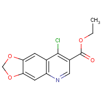 CAS: 26893-17-4 | OR32982 | Ethyl 8-chloro-2H-[1,3]dioxolo[4,5-g]quinoline-7-carboxylate