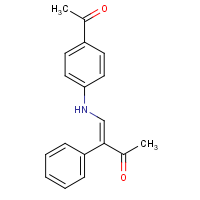 CAS:343373-06-8 | OR32997 | (3E)-4-[(4-Acetylphenyl)amino]-3-phenylbut-3-en-2-one