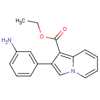 CAS: 478064-54-9 | OR33024 | Ethyl 2-(3-aminophenyl)indolizine-1-carboxylate
