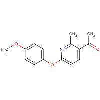 CAS:478064-80-1 | OR33026 | 1-[6-(4-Methoxyphenoxy)-2-methylpyridin-3-yl]ethan-1-one