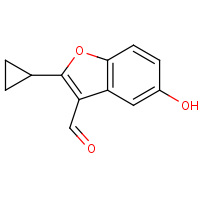 CAS:1135282-80-2 | OR33052 | 2-Cyclopropyl-5-hydroxy-1-benzofuran-3-carbaldehyde