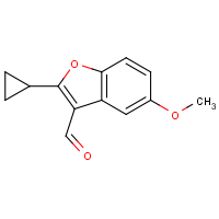 CAS:1092352-26-5 | OR33053 | 2-Cyclopropyl-5-methoxy-1-benzofuran-3-carbaldehyde