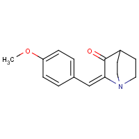 CAS:52407-93-9 | OR33103 | (2E)-2-[(4-Methoxyphenyl)methylidene]-1-azabicyclo[2.2.2]octan-3-one