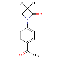 CAS:339015-93-9 | OR33107 | 1-(4-Acetylphenyl)-3,3-dimethylazetidin-2-one