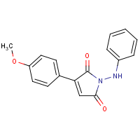 CAS:49811-72-5 | OR33114 | 3-(4-Methoxyphenyl)-1-(phenylamino)-2,5-dihydro-1H-pyrrole-2,5-dione