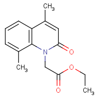 CAS: 145667-25-0 | OR33133 | Ethyl 2-(4,8-dimethyl-2-oxo-1,2-dihydroquinolin-1-yl)acetate