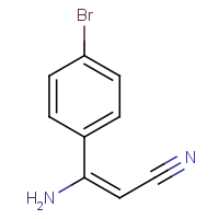 CAS: 748807-82-1 | OR33137 | (2E)-3-Amino-3-(4-bromophenyl)prop-2-enenitrile