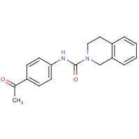 CAS:692732-82-4 | OR33157 | N-(4-Acetylphenyl)-1,2,3,4-tetrahydroisoquinoline-2-carboxamide