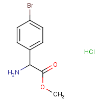 CAS:42718-20-7 | OR33179 | Methyl 2-amino-2-(4-bromophenyl)acetate hydrochloride