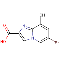 CAS: 866135-83-3 | OR33189 | 6-Bromo-8-methylimidazo[1,2-a]pyridine-2-carboxylic acid