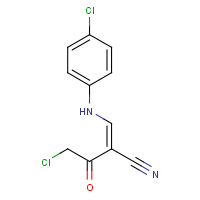 CAS: 339097-10-8 | OR33233 | (2Z)-4-Chloro-2-{[(4-chlorophenyl)amino]methylidene}-3-oxobutanenitrile