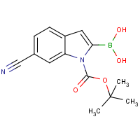 CAS: 913835-67-3 | OR3324 | 6-Cyano-1H-indole-2-boronic acid, N-BOC protected