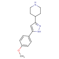 CAS:103660-47-5 | OR33241 | 4-[5-(4-Methoxyphenyl)-1H-pyrazol-3-yl]piperidine