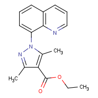 CAS: 477762-39-3 | OR33270 | Ethyl 3,5-dimethyl-1-(quinolin-8-yl)-1H-pyrazole-4-carboxylate