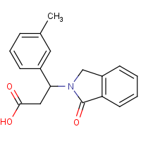 CAS: 478260-02-5 | OR33280 | 3-(3-Methylphenyl)-3-(1-oxo-2,3-dihydro-1H-isoindol-2-yl)propanoic acid