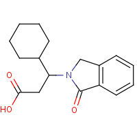 CAS:866137-08-8 | OR33285 | 3-Cyclohexyl-3-(1-oxo-2,3-dihydro-1H-isoindol-2-yl)propanoic acid