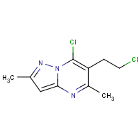 CAS:129909-71-3 | OR33287 | 7-Chloro-6-(2-chloroethyl)-2,5-dimethylpyrazolo[1,5-a]pyrimidine