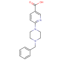 CAS: 886360-80-1 | OR33294 | 6-(4-Benzylpiperazin-1-yl)pyridine-3-carboxylic acid