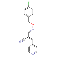 CAS: 339106-61-5 | OR33349 | (2Z)-2-[(1E)-{[(4-Chlorophenyl)methoxy]imino}methyl]-3-(pyridin-4-yl)prop-2-enenitrile