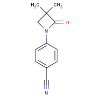 CAS:454473-69-9 | OR33364 | 4-(3,3-Dimethyl-2-oxoazetidin-1-yl)benzonitrile
