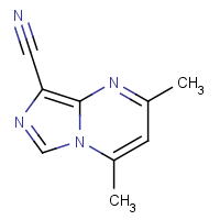 CAS: 55418-17-2 | OR33371 | 2,4-Dimethylimidazo[1,5-a]pyrimidine-8-carbonitrile