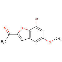 CAS:454473-82-6 | OR33390 | 1-(7-Bromo-5-methoxy-1-benzofuran-2-yl)ethan-1-one