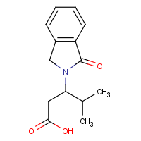 CAS:866144-51-6 | OR33406 | 4-Methyl-3-(1-oxo-2,3-dihydro-1H-isoindol-2-yl)pentanoic acid