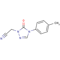 CAS: 866149-37-3 | OR33425 | 2-[4-(4-Methylphenyl)-5-oxo-4,5-dihydro-1H-1,2,4-triazol-1-yl]acetonitrile