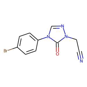CAS: 866149-43-1 | OR33426 | 2-[4-(4-Bromophenyl)-5-oxo-4,5-dihydro-1H-1,2,4-triazol-1-yl]acetonitrile