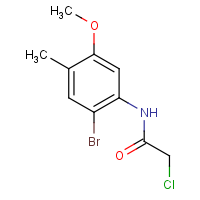 CAS: 1135282-90-4 | OR33480 | N-(2-Bromo-5-methoxy-4-methylphenyl)-2-chloroacetamide