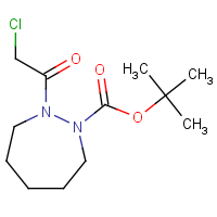 CAS: 1135283-02-1 | OR33490 | tert-Butyl 2-(2-chloroacetyl)-1,2-diazepane-1-carboxylate