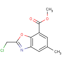 CAS:1221792-26-2 | OR33536 | Methyl 2-(chloromethyl)-5-methyl-1,3-benzoxazole-7-carboxylate