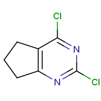 CAS: 5466-43-3 | OR33554 | 2,4-Dichloro-5H,6H,7H-cyclopenta[d]pyrimidine