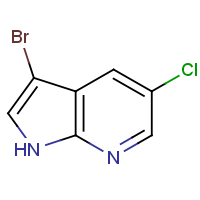 CAS:866546-09-0 | OR33576 | 3-Bromo-5-chloro-1H-pyrrolo[2,3-b]pyridine