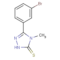 CAS: 333771-24-7 | OR33581 | 3-(3-Bromophenyl)-4-methyl-4,5-dihydro-1H-1,2,4-triazole-5-thione