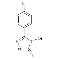 CAS:494194-50-2 | OR33582 | 3-(4-Bromophenyl)-4-methyl-4,5-dihydro-1H-1,2,4-triazole-5-thione