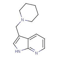 CAS: 23616-64-0 | OR33602 | 1-({1H-Pyrrolo[2,3-b]pyridin-3-yl}methyl)piperidine