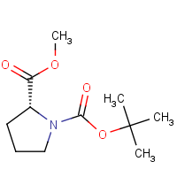CAS: 73323-65-6 | OR33635 | 1-tert-Butyl 2-methyl (2R)-pyrrolidine-1,2-dicarboxylate