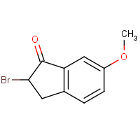 CAS: 62015-79-6 | OR33636 | 2-Bromo-6-methoxy-2,3-dihydro-1H-inden-1-one