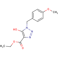 CAS:75020-41-6 | OR33685 | Ethyl 5-hydroxy-1-(4-methoxybenzyl)-1H-1,2,3-triazole-4-carboxylate